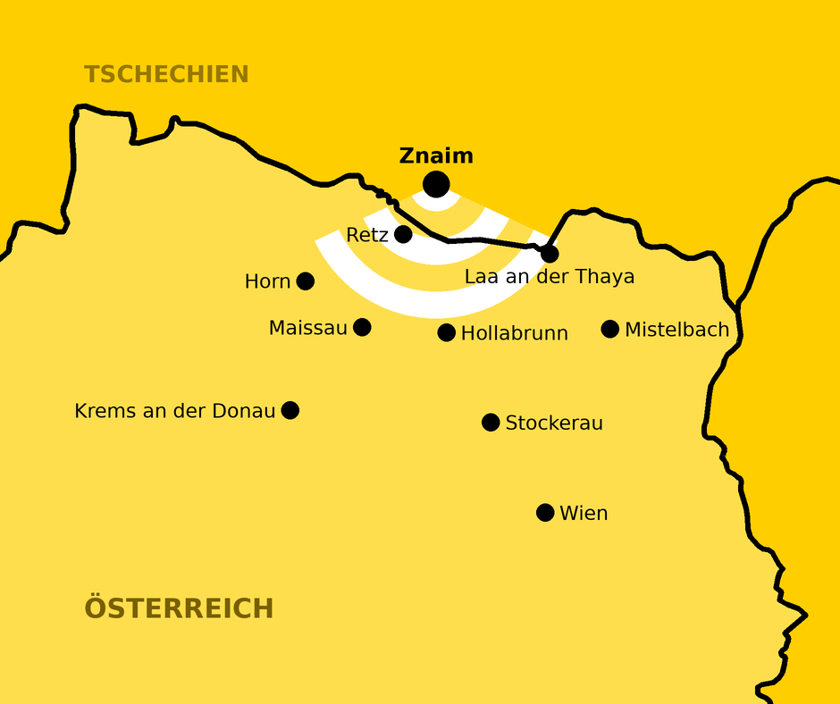 Abholgebiet in Niederösterreich und Wien